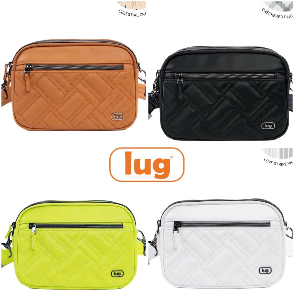 Lug Super Coupe 3 Satin Luxe Convertible Crossbody Bag NWT